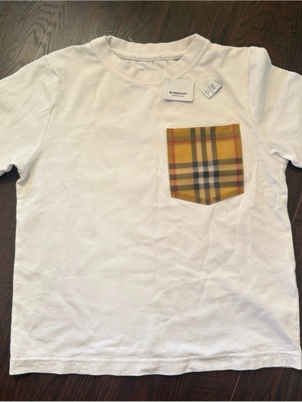 Burberry boys tee 6y